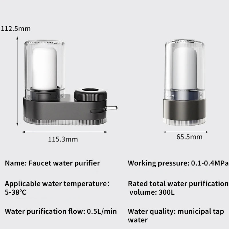 Faucet Tap Water Purifier for Home Kictchen 